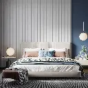 Revestimiento Ripado Blanco 2440x160 mm 