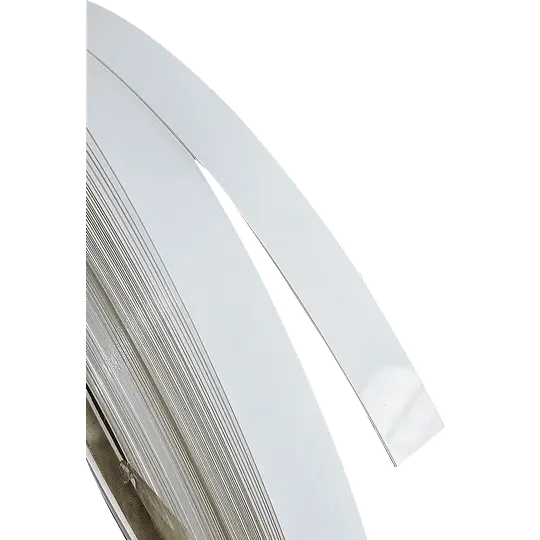 Tapacanto Alto Brillo Blanco 23x1mm