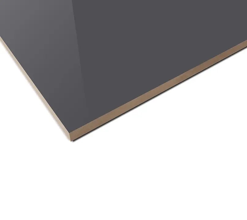 MDF Alto Brillo Grafito 2440x1220mm  - 18mm Importado 