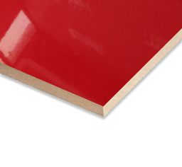 MDF Rojo Alto Brillo